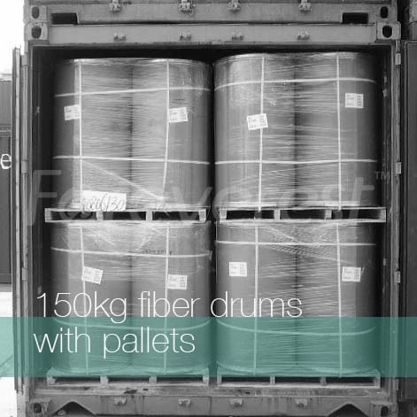 Ester-Gum-packing-in-fiber-drums-150kg-net-with-pallets