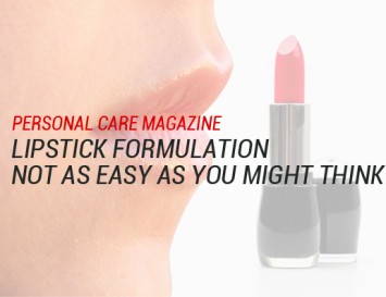 Lipstick formulation: not as easy as you might think | PCM