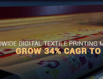 Worldwide Digital Textile Printing Market to Grow 34% CAGR to 2019