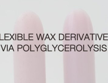 Flexible Wax Derivatives Via Polyglycerolysis
