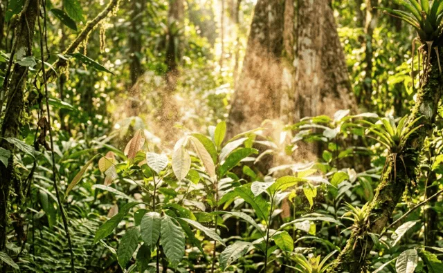 Intense El Niño provokes production of new reactive volatiles as stress defences in Amazon rainforest